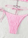 Women's Swimwear Crystal Diamond Sexy Two Pieces Swimsuit Beach Bikini