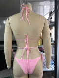 Women's Swimwear Crystal Diamond Sexy Two Pieces Swimsuit Beach Bikini