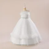 Children's Princess Dress Girl Tutu Dress Flower Girl Performance Dress