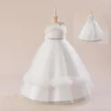 Children's Princess Dress Girl Tutu Dress Flower Girl Performance Dress
