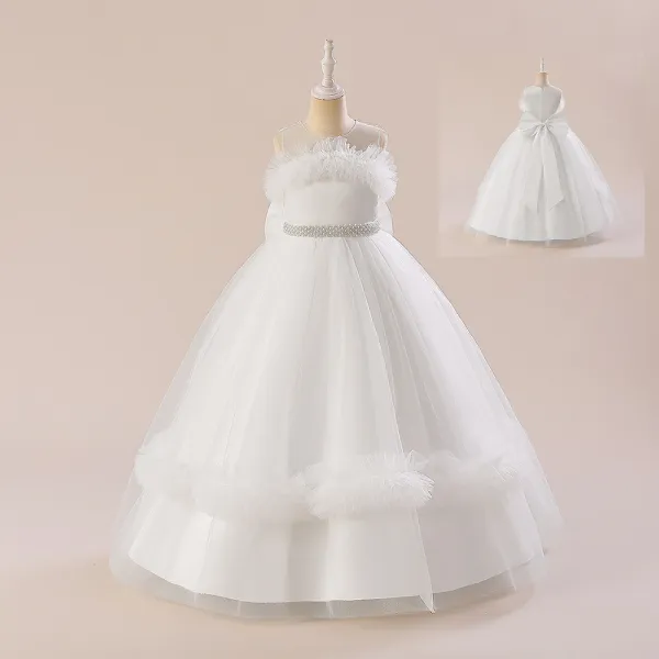 Children's Princess Dress Girl Tutu Dress Flower Girl Performance Dress