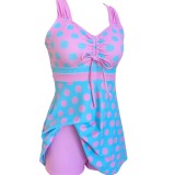 Women Sexy Print Plus Size Two Pieces Swimsuit