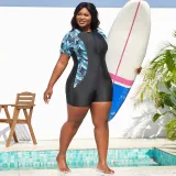 Plus Size Women One Piece Swimwear Surf Wear
