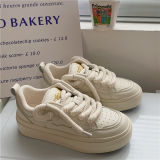 Women Thick Rope Bread Shoes White Shoes Skateboard Shoes