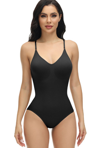 Wholesale Seamless One-Piece Body Shaping Tummy Control Butt Lift Fitted  Stretch Tight Fitting Bodysuit