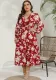 Plus Size Women Long Sleeve Dresses