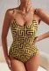 Women printed sexy one-piece Swimwear