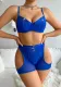 Sexy Lingerie Solid Bra Thong Sexy Three Piece Underwear Set