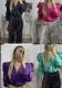 Spring Summer Long Sleeve Loose Satin Shirt Casual Party Top