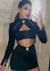 Women Sexy Solid Bodycon Dress