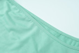 Spring Women's Solid Color One Shoulder Slim Butt Lift Sports Fitness Jumpsuit