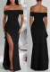 Women's Sexy Off Shoulder Slit Chic Elegant Dress