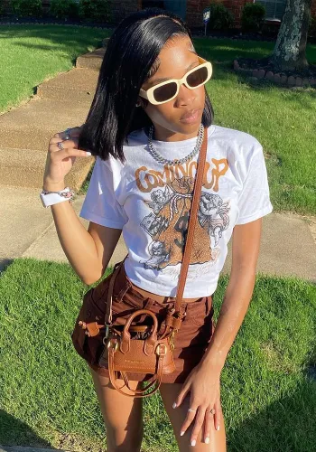Women Short Sleeve Printed T-Shirt