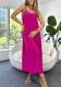 Women Solid Casual Maxi Dress