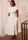 Women Fall/Winter Print Short Sleeve Maxi Dress