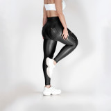 Pocket Cargo Slim Fitness Pants Women's High Stretch Tight Fitting Quick Dry Running Yoga Pants