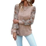 Women's Fall/Winter Chic Career Round Neck Long Sleeve Top