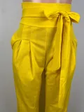 Women High Waisted Casual Wide Leg Pants