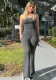 Women Winter Solid Suspender Backless Wide Leg Bell Bottom Jumpsuit