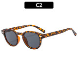 Retro Frame Multi-Color Sunglasses