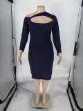 Women Plus Size Slit Dress