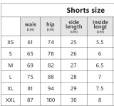 Plus Size Women High Waist Stretch Hollow Butt Exposed Yoga Pants Sports Casual Shorts
