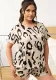 Plus Size Women Summer Printed T-Shirt And Shorts Home Wear Two-piece Set