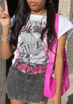 Women Printed Short Sleeve T-Shirt