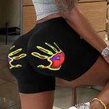 Women sexy printed shorts