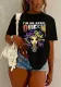 Girls Printed Short Sleeve T-Shirt