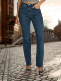 Women Winter High Waist Straight Denim Jeans Jeans