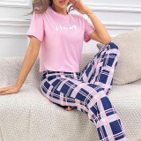 Women T-shirt Pants Casual two-piece set