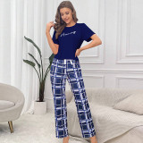 Women T-shirt Pants Casual two-piece set