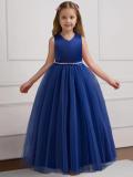Girls Bow Princess Dress Children's Performance Dress