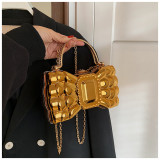 Fashion Women's Bag Acrylic Butterfly Design Evening Bag Chain Shoulder Bag