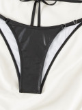 Two Pieces Women's Bikini Triangle Sexy Black Swimsuit