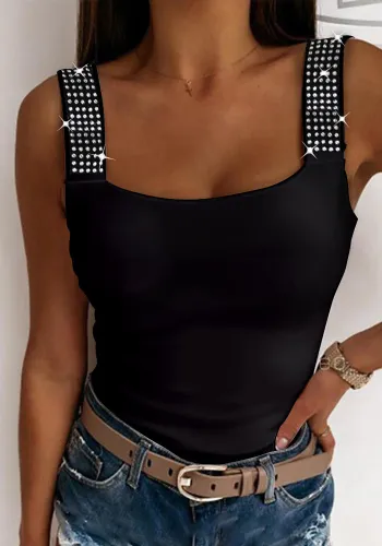 Women Beaded Suspender Top
