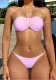 Sexy Halter Strapless Two Piece Bikini Swimsuit