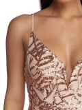 Women Sequin Summer Geometric Sequin Suspender Evening Dress