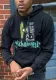 Men's Autumn and Spring Money Print Casual Loose Hoodies