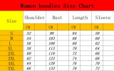 Autumn and Spring Women's Printed Casual Hoodies
