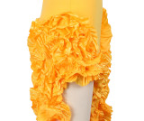 Women's Summer Sexy Strapless Ruffle Tassel Dress