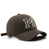 Men's Letter Embroidered Peaked Sun Hat Baseball Cap