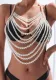Women Layered Pearl Camisole Halter Neck Chic Elegant Strapless Top