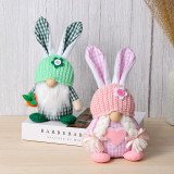 Easter Plaid Rabbit Props Ornaments Decoration