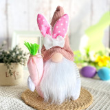 Easter Bunny Decorative Faceless Doll Ornament