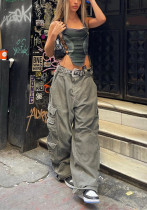 Fashionable Casual Multi-Pocket Cargo Pants