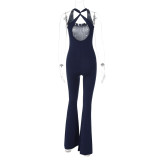 Women Sexy Backless Jumpsuit