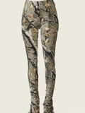 Women's Leaf Printed Casual Pants