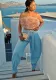 High Waist Belt Denim Pants